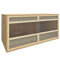 PRISSENT Terrarium 100x47x47 cm Holzwerkstoff Terrarium Schnecken Terrarium Holz Terrarium Glas Terrarium Unterschrank Terrarium Spinne Terrarium Klein Ameisen Terrarium Chamäleon Terrarium