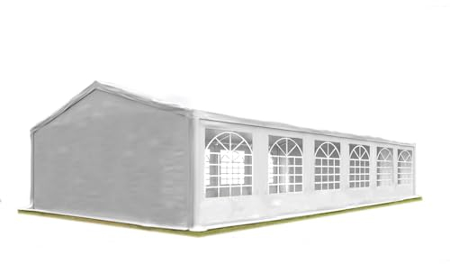 TOOLPORT Tendone per feste 6x12m telo in PVC 600 N impermeabile montaggio facile