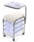 Manicure Pedicure Trolley Nail Hair Beauty Salon Chair Stool with Drawers White