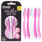 Wilkinson Sword Intuition - Eyebrow Shaper XL - Rasoir pour les sourcils et le duvet du visage - Outil d’exfoliation et de dermaplaning - Pack de 5 rasoirs jetables