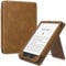 MoKo Hülle Kompatibel mit 7/6,8 Kindle Paperwhite 12th/11th Generation-2024/2021, Slim PU Tablet Schutzhülle mit Auto Schlaf/Aufwach Handschlaufe für Kindle Paperwhite Signature Edition, Braun