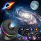 Cawevon Galaxy Projector, 4K HD Planetarium with 13 Film Discs, 360° Rotatable Realistic Nebula Projector Night Light with Timer & Dynamic Meteor for Bedroom
