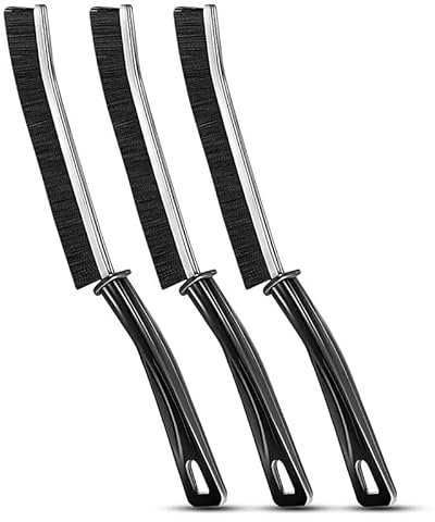 BOCA'S Crevice Cleaning Brush 3 Pcs Hard Bristle Gap Cleaning Brush Tool For Narrow Corners In Home Kitchen Bathroom Tile And Window Groove,Grout Cleaner Brush