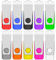 TEWENE Cle USB 8 Go Lot de 10 Clé USB 2.0 Multicolore Clef USB 8 Go,pour Le Stockage et La Sauvegarde de Données