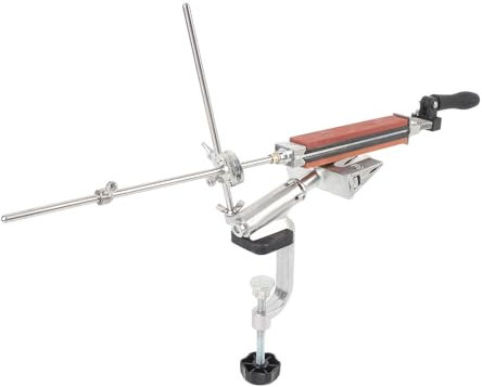 Messerschärfset, 360° Drehbar, Flip-Design, Fester Winkel, Messerschärfer mit 10 Schleifsteinen, Verstellbares Messerschärfsystem, Chef-Schärfsystem