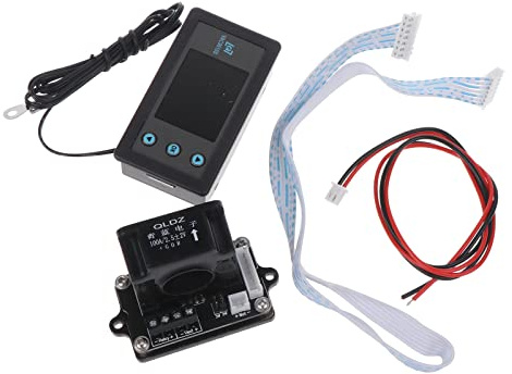 Multifunctional Meter Voltage Current Meter Battery- Energy Capacity Capacity Power Running For Time Display Battery Monitor Color Screen Voltage Ammeter Temperature Energy Power Display