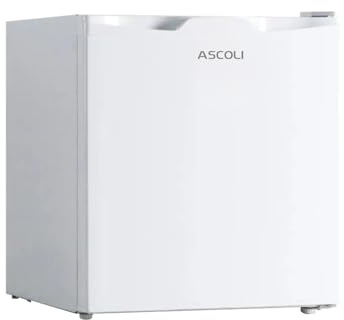 ASCOLI 46L Table Top Mini Fridge, Compact Counter Top Refrigerator with Mechanical Thermostat, Manual Defrost & Reversible Door, for Bedroom Office Dorm Apartment Bar