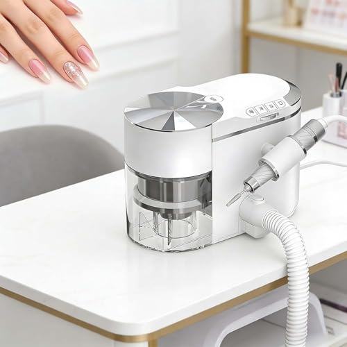CUTANGELAR Aspirateur De Poussière Pour Ongles, Ponceuse À Ongles Électrique Avec Moteur Sans Balais De 30 000 Tr/min. Ultra-silencieux (≤ 60 DB), Idéal Pour Les Salons Et Les Prothésistes Ongulaires.