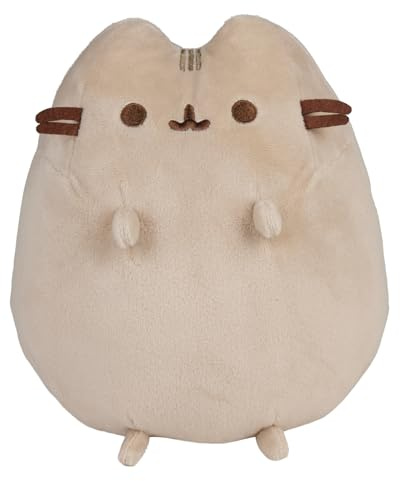 Simba Pusheen Sitting Plüschtier 25 cm – sitzende Katze als Kuscheltier, weiche Stofffigur zum Sammeln und Knuddeln, Fanartikel für Kinder und Pusheen Fans