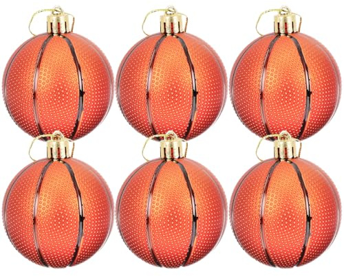 Weihnachten Feier Hängender Baumball 6 Stück, Kunststoff