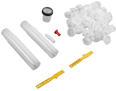 Ycauty di Tazze per Pistola a Spruzzo per Verniciatura Versatile Usa e Getta Efficiente per Progetti Automobilistici/domestici/artigianali Kit da 50 Standard da 6 Once per Pistole a Spruzzo HVLP