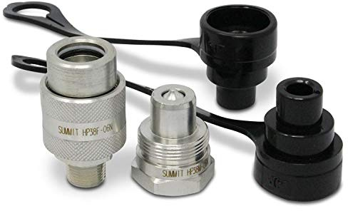 Accoppiatore rapido idraulico ad alta pressione, 0,95 cm, 10.000 psi, sostituisce Enerpac C-604