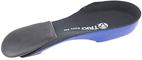 Trio Easy Fit 3/4 Length Slim Fit Orthotic Insole with Heel Wedge Arch Support for Improved Foot Stability | Microfibre Adjustable Metatarsal Raise Dome for Targeted Area & Mortons Neuroma Pain Relief