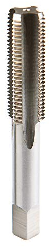 MaxTool HBF02W00R100 Handgewindegewindegewindebohrer, HSS, M2, 8 TPI, vollständig geschliffen, rechts, 1 Zoll