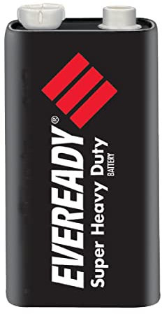 Eveready Battery 1222SW 9V Super Heavy-Duty Carbon Zinc Battery - Quantity 18
