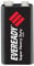 Eveready Battery 1222SW 9V Super Heavy-Duty Carbon Zinc Battery - Quantity 18