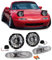 Tenzo-R Klarglas Scheinwerfer mit Blinker chrom Set für Mazda MX5 NA 90-98