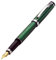 Xezo Incognito Fountain Pen, Medium Nib. Forest Green Layered Lacquer with Pure Platinum Plating. Handcrafted and Guilloche Engraved. Limited Edition, Serialized