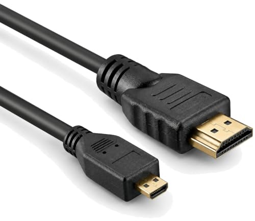 HDMI cable for Nikon Coolpix P900, P1000, S02, S32 Digital Camera - Length = 6.5ft / 2M
