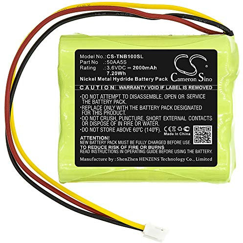 Replacement Battery for Toniebox model, fits Part No Tonie Box 3.6V 2000mAh/7.20Wh Ni-MH 424.8g / 14.98oz Size: 52.10 x 43.50 x 15.00mm Green