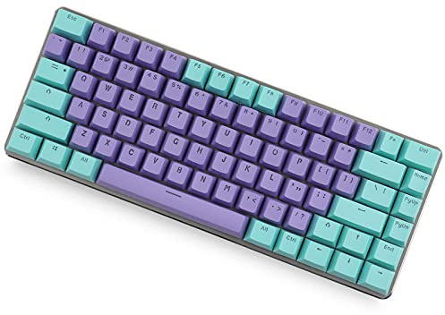 Sunzit Keycaps Gaming, 82 PBT Keycaps Backlight Mechanische Tastatur PBT Tastenkappe für Ajazz AK33 /KANANIC 82/KBT Race 2 (nur Keycaps