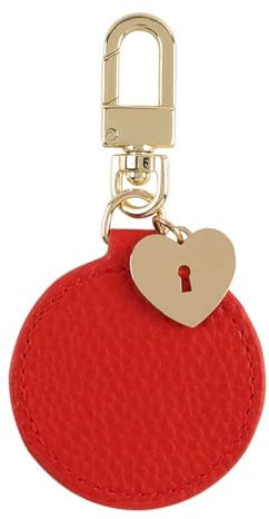 Draeger Paris - Porte-clés Cadenas Coeur Rouge foncé