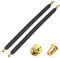 Bingfu SMA Cable Pasante de Ventana 30CM SMA Macho a Hembra Pasante de Ventana de Cable Plano para LoRa Antena 4G LTE Antena de Minero de Helio, 2 Paquete