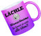 Crealuxe Farbverlauf-Glitzertasse (pink-purple) Lächle - (Wunschname) du kannst sie nicht alle töten - Glitzertasse mit Farbverlauf - Kaffeetasse