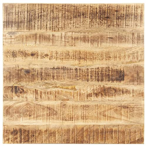 INLIFE Tischplatte Massivholz Mango 25-27 mm 70x70 cm