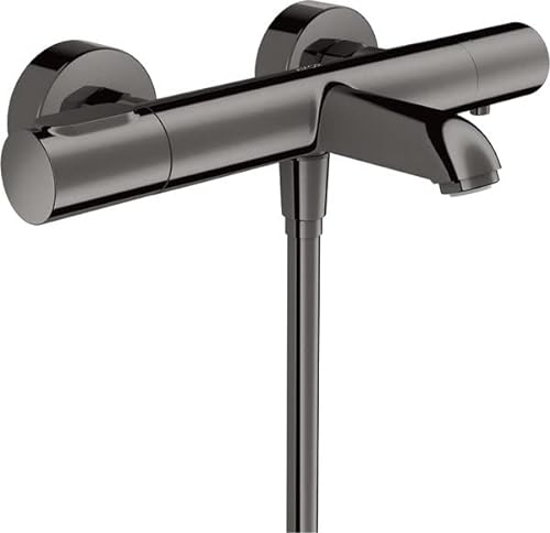 hansgrohe AXOR Citterio M Wannenthermostat Aufputz, 2 Verbraucher, 34435330, Farbe: Polished Black Chrome