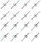 QUARKZMAN 4mm x 20mm Blindnieten x 20Pcs Aluminium Offenes Ende Großer Flansch Niet für Metall und Kunststoff und Leder [Silberton]