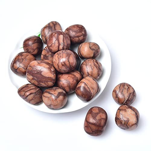 Gravier en cristal naturel carré poli pour aquarium, décoration d'intérieur, grain léopard rouge, 50 g