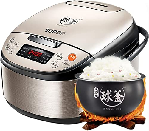 Cuociriso elettrico Fornello Elettrico Fornello Di Riso, Fornello Di Riso for Uso Domestico Fornello Di Riso Multifunzione, Prenotazione 24 Ore E Conservazione Del Calore, Rivestimento Antiaderente Ad