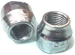 AARNAV Bike Cycle Bicycle Axle Rear Hub Cone or Thread Washer | Wheel Axle Cone for 3/8 Spindle | Rear Axle Hub Cone Nut for Bicycle Front/Rear Axle Nuts and Hub Silver or Black Colour (Silver)