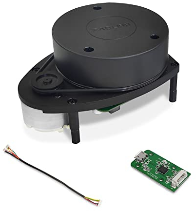 WayPonDEV RPLIDAR A1M8 Entfernungsmesser 2D 360 Grad 12 Meter Scanradius LIDAR-Sensorscanner zur Vermeidung von Hindernissen und Navigation von Robotern
