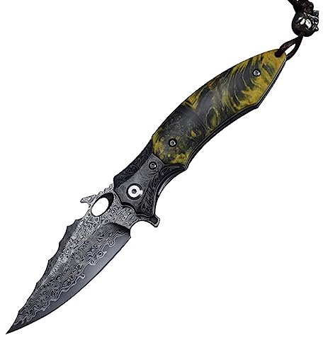 TABKER Handmade Damascus Custom Made Outdoor And Kitchen Knives for Survival Camping Fishing Hiking Hunting Gift