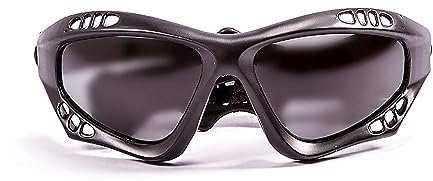 OCEAN AUSTRALIA Schwimmende Sonnenbrille für Wassersport, polarisiert, Kitesurf, glänzend schwarz, Einheitsgröße