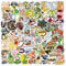 AUCEKO 120 Stück Cartoons Schlange Aufkleber Pack Snake Sticker Set wasserdichte Vinyl Sticker für Laptop Kinder Autos Motorrad Fahrrad Skateboard Gepäck Koffer Computer Aufkleber Graffiti Decal