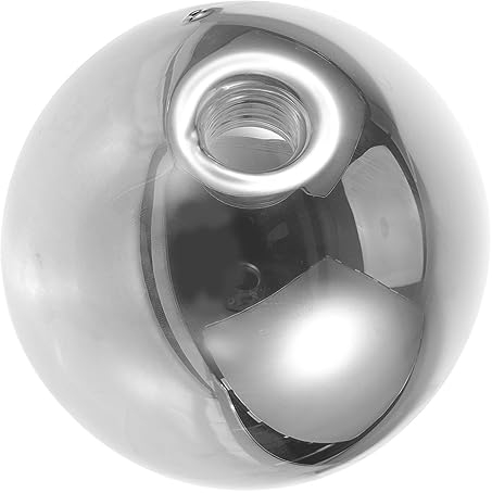 Rauchglas Lampenschirm Ersatz Kugel Ø 150Mm G9 Fassung – Moderner Runder Glaslampenschirm Für Pendelleuchten, Elegante Dekoration Und Weichere Beleuchtung