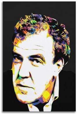 VZRSQZK Writer Jeremy Clarkson Poster, dekoratives Gemälde, Leinwand-Wandposter und Kunstdruck, modernes Familienschlafzimmer-Dekor-Poster, 20 x 30 cm