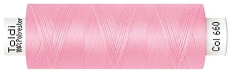 Gütermann Nähgarn Allesnäher TOLDI | 500m | Nähmaschinengarn | 40 Farben (660 dunkelrosa)