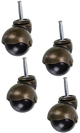 NUOBESTY 4pièces Lot De Roulettes Pour Meubles Pivotantes Roulettes De Remplacement Pour Chaises De Bureau