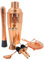 Premium Stainless Steel Cocktail Shakers Set,Cocktail Making Kit, Cocktail Set, Shaker, Jigger, Muddler, Strainer, Pourers, Mixing Spoon, Bar Blade & More (Copper, 7 Piece)