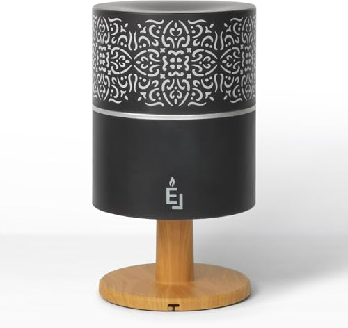Earnest Living Diffusor für ätherische Öle, klassischer Lampen-Diffusor, 260 ml, Timer, Nachtlichter und automatische Abschaltfunktion, Heimbüro, Luftbefeuchter, Aromatherapie-Diffusoren für Schwarze
