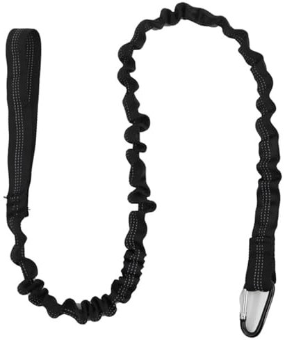 XIAOJINGQINGAQ Kayak Paddle Ropes Kayak Paddle Leash Elastic Canoe Paddle Rope Straps Safety Kayak Paddle Lanyard Cord Lightweight Stretchable Coiled Kayak Rod Leash Lanyard for Kayak Canoe Boat
