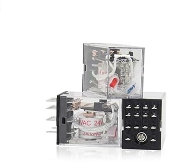 JZX-22F(D)/2Z 3Z 4Z DC24V AC24V 220V MY2NJ Intermediate Relay Miniature Power Relay Electromagnetic Relay 5A BIANMTSW(AC 220V,JZX-22F-4Z 14Pin)