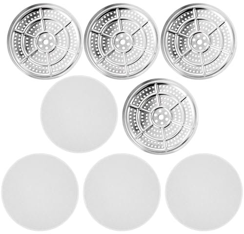 MAQUITA 8 Pack 11” Pressure Cooker Canner Rack Stainless Steel Canning Racks + Cotton Jars Mat for Pressure Canner - - Compatible with Presto, All-American and More