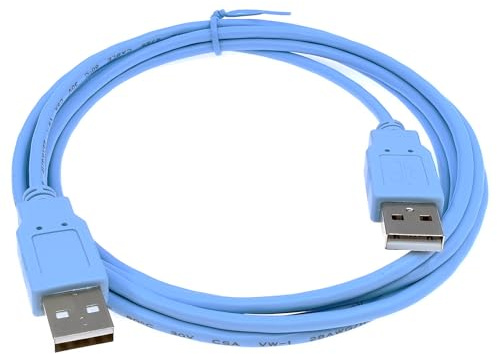 JOUKAYEA USB Konsolenkabel für Cisco Router USB Typ A auf USB Typ A Ähnliche Funktion wie CAB-Konsole-USB= Konsolenkabel 2M