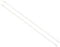 sourcing map Blind Wand Replacement with Hook,2Pcs 24 Long Fiberglass Blind Tilt Wand with Plastic Hook and Grip, Vertical Blind Rod Stick for Window Blind Stick Wand Opener (White)