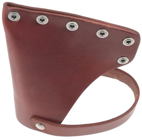 KITANDOVE Camping Axe Protective Cover Sturdy Leather Outdoor Tools Cover Compact Design 12x10cm